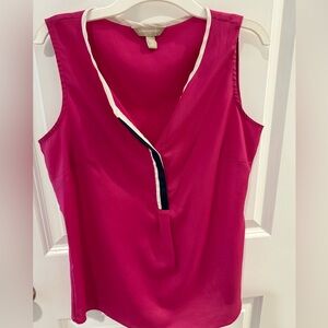 Banana republic blouse small fuchsia pink  good condition